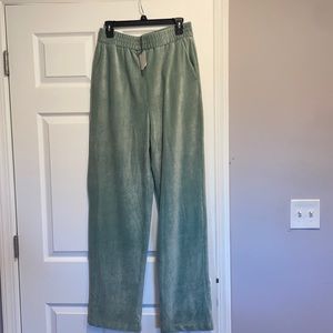Zara Velour Pants size L